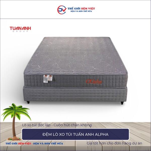 Đệm lò xo túi cuộn Tuấn Anh Alpha 5